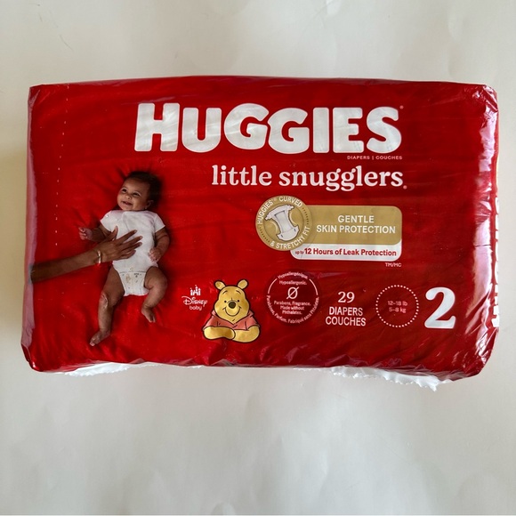 Bundle of Huggies Diapers and Baby Bath Towels - Picture 3 of 5